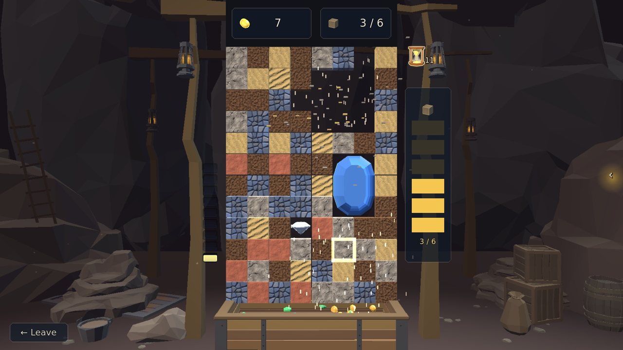 Shivaliva: the mining mini-game