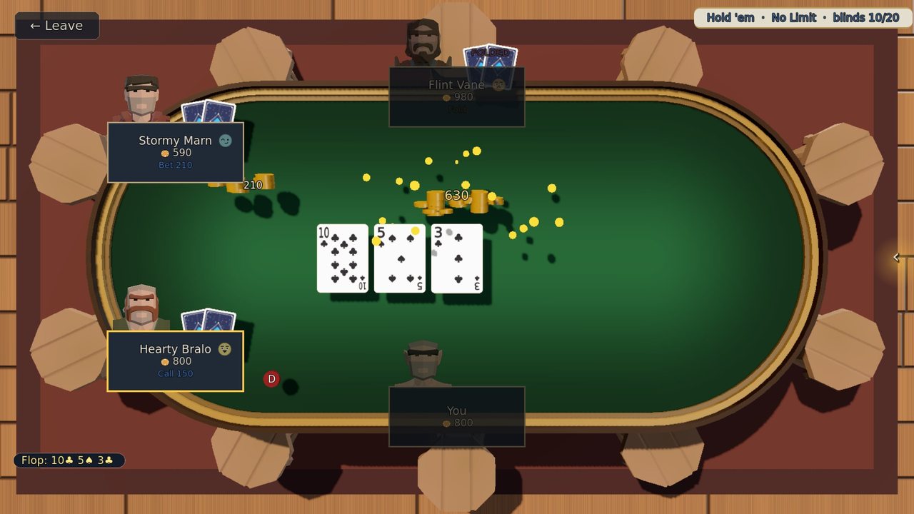 Shivaliva: Texas Hold'em on the custom card deck